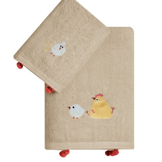 Πετσέτες Βρεφικές Σετ Loft Kota Cotton Kentia 2Τεμ
