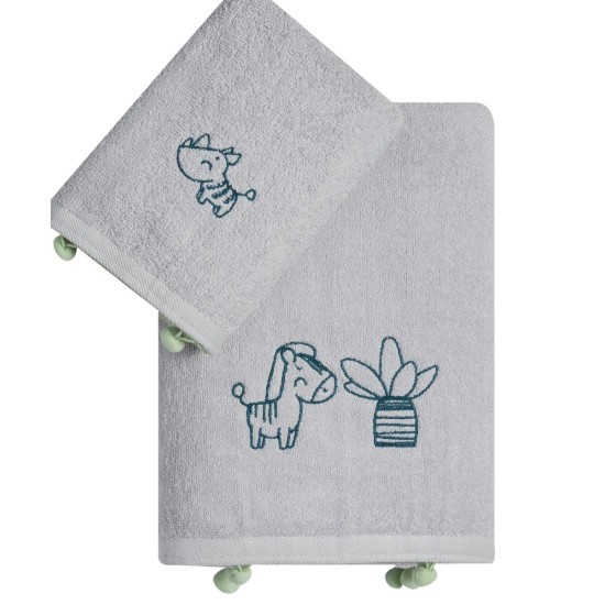 Πετσέτες Βρεφικές Σετ Loft Vivari Cotton Kentia 2Τεμ
