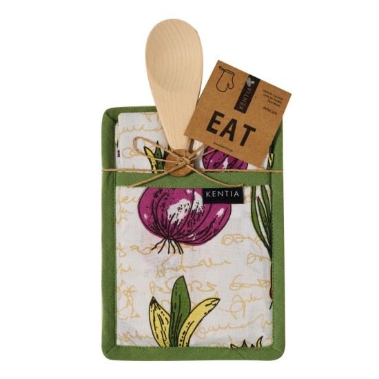 Πιάστρα-Πετσέτα Κουζίνας-Κουτάλα Σετ Loft Mestolo 251 Cotton Kentia 3Τεμ Πιάστρα-Πετσέτα Κουζίνας-Κουτάλα Σετ Loft Mestolo 251 Cotton Kentia 3Τεμ