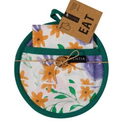 Πιάστρα-Πετσέτα Κουζίνας Σετ Loft Pot 251 Cotton Kentia 2Τεμ