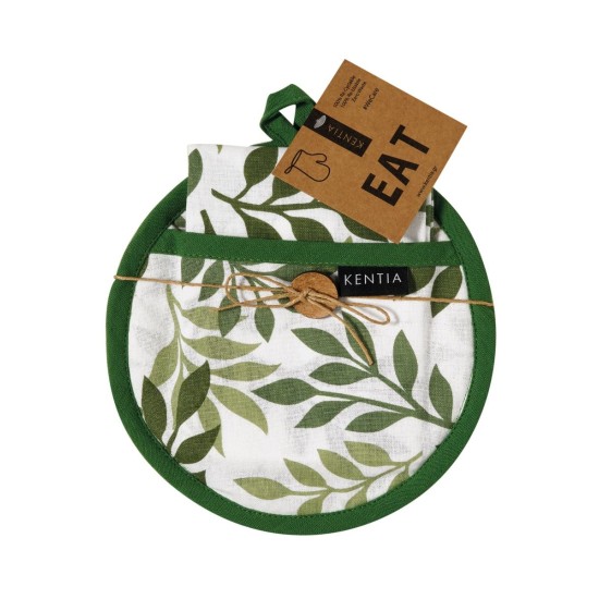 Πιάστρα-Πετσέτα Κουζίνας Σετ Loft Pot 252 Cotton Kentia 2Τεμ