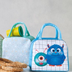 Τσάντα Φαγητού Παιδική Versus Mostro Cotton Kentia (23x19x13) 1Τεμ