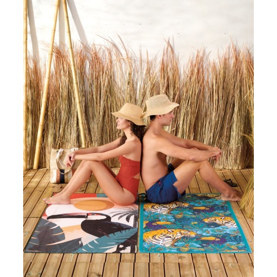 Πετσέτα Θαλάσσης Versus Resort 256 Micro Kentia (80x160) 1Τεμ