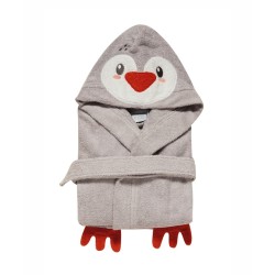 Μπουρνούζι Παιδικό Με Κουκούλα Loft Pengo Cotton Kentia 1Τεμ