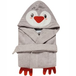 Μπουρνούζι Παιδικό Με Κουκούλα Loft Pengo Cotton Kentia 1Τεμ