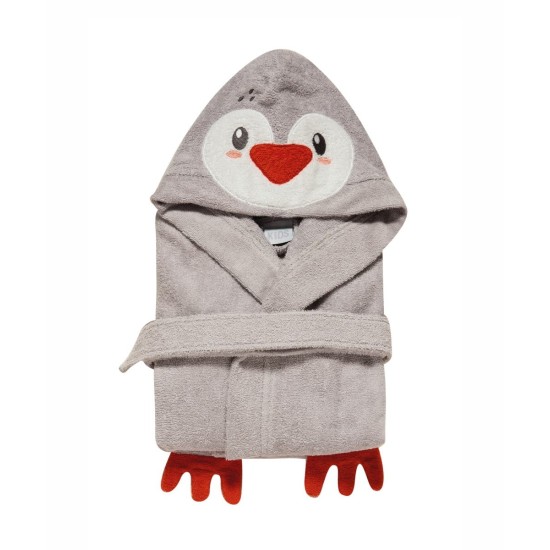 Μπουρνούζι Παιδικό Με Κουκούλα Loft Pengo Cotton Kentia 1Τεμ