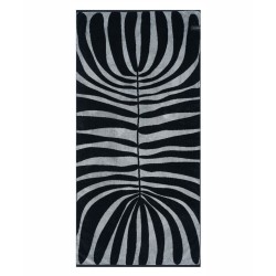 Πετσέτα Θαλάσσης Βελουτέ Loft Zebara Jacquard Cotton Kentia (80x160) 1Τεμ