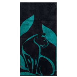 Πετσέτα Θαλάσσης Βελουτέ Loft Jaguar Jacquard Cotton Kentia (80x160) 1Τεμ