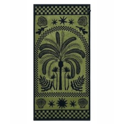 Πετσέτα Θαλάσσης Βελουτέ Loft Palima Jacquard Cotton Kentia (80x160) 1Τεμ