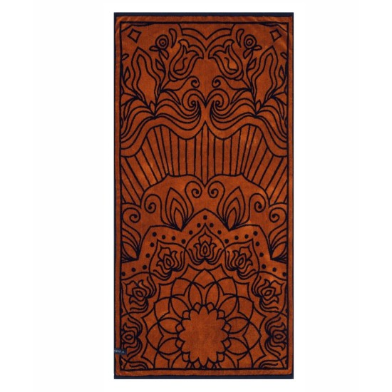 Πετσέτα Θαλάσσης Βελουτέ Loft Tamil Jacquard Cotton Kentia (80x160) 1Τεμ