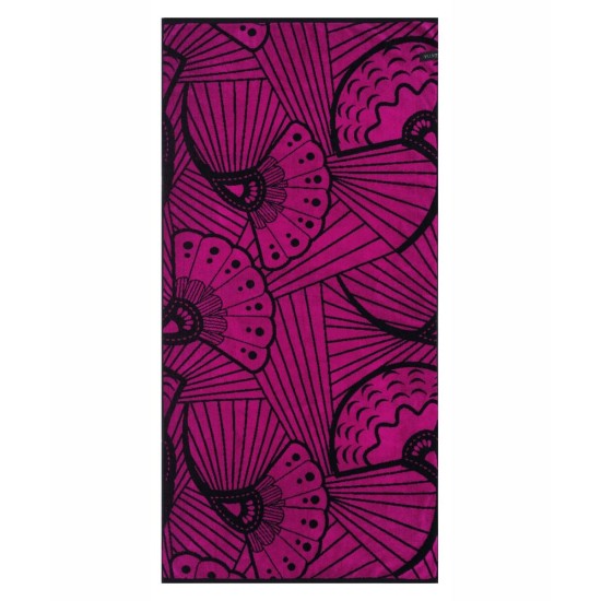 Πετσέτα Θαλάσσης Βελουτέ Loft Pua Jacquard Cotton Kentia (80x160) 1Τεμ