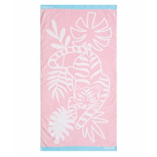 Πετσέτα Θαλάσσης Παιδική Βελουτέ Loft Tora Jacquard Cotton Kentia (70x140) 1Τεμ