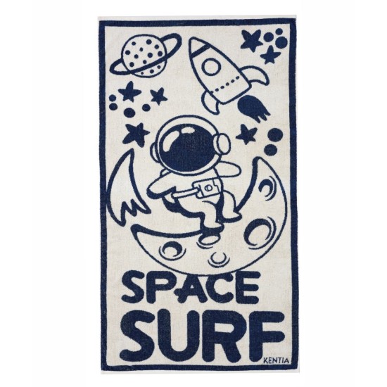 Πετσέτα Θαλάσσης Παιδική Βελουτέ Loft Simeon Jacquard Cotton Kentia (70x140) 1Τεμ