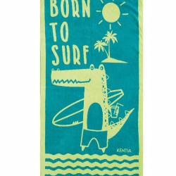 Πετσέτα Θαλάσσης Παιδική Βελουτέ Loft Orinoko Jacquard Cotton Kentia (70x140) 1Τεμ