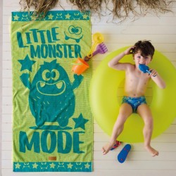 Πετσέτα Θαλάσσης Παιδική Βελουτέ Loft Troll 25 Jacquard Cotton Kentia (70x140) 1Τεμ