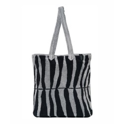 Τσάντα Παραλίας Loft Zebara Jacquard Cotton Kentia (43x43x11) 1Τεμ