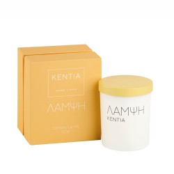 Αρωματικό Κερί Deco Mood 25 Λάμψη Ginger Lemon Tart Kentia (160gr) 1Τεμ
