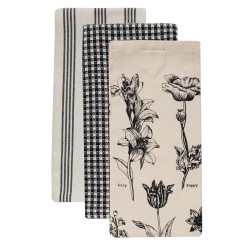 Πετσέτες Κουζίνας Σετ Loft Fazzy 255 Cotton Kentia (40x60) 3Τεμ