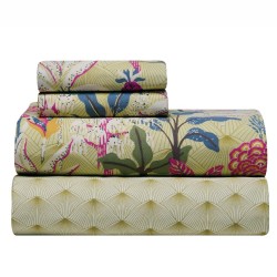 Σεντόνια King Σετ Stylsish Zuba 10 Satin 300TC Cotton Kentia (270x270) 4Τεμ