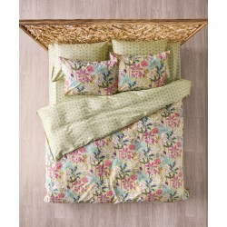 Σεντόνια Υπέρδιπλα Σετ Stylsish Zuba 10 Satin 300TC Cotton Kentia (240x270) 4Τεμ