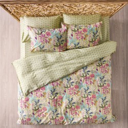 Παπλωματοθήκη Υπέρδιπλη Σετ Stylsish Zuba 10 Satin 300TC Cotton Kentia (220x240+1) 3Τεμ