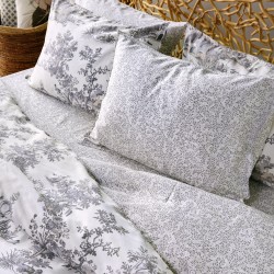 Σεντόνια King Σετ Stylish Toile 22 Satin Cotton Kentia (270x270) 4Τεμ Σεντόνια King Σετ Stylish Toile 22 Satin Cotton Kentia (270x270) 4Τεμ