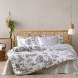 Σεντόνια King Σετ Stylish Toile 22 Satin Cotton Kentia (270x270) 4Τεμ
