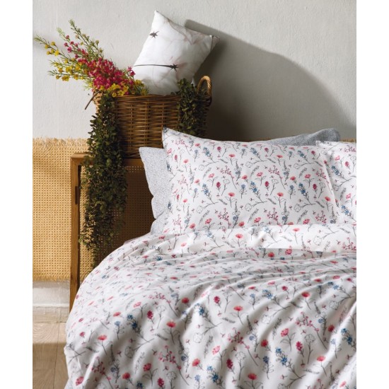 Σεντόνια King Σετ Stylish Erbe 01 Satin Cotton Kentia (270x270) 4Τεμ
