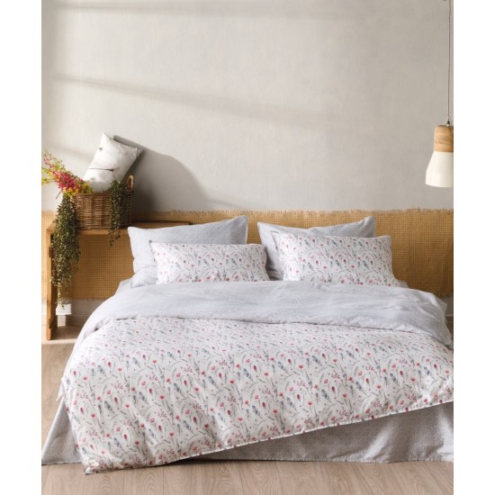 Σεντόνια King Σετ Stylish Erbe 01 Satin Cotton Kentia (270x270) 4Τεμ