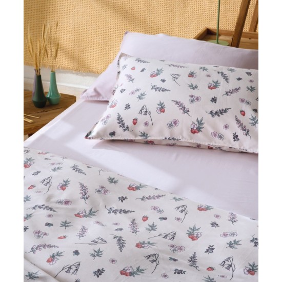 Σεντόνια King Σετ Stylish Frutilla 14 Satin Cotton Kentia (270x270) 4Τεμ
