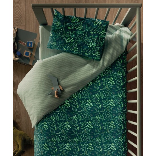 Σεντόνια Βρεφικά Λίκνου Σετ Versus Retile Glow In The Dark Cotton Kentia (70x120) 2Τεμ