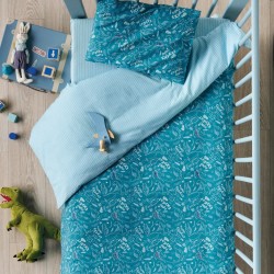 Σεντόνια Βρεφικά Λίκνου Σετ Versus Retile Glow In The Dark Cotton Kentia (70x120) 2Τεμ