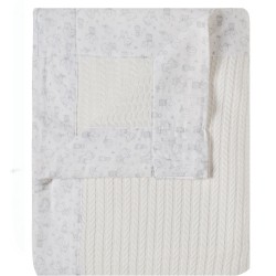 Κουβέρτα Βρεφική Πλεκτή Κούνιας Stylish Vivari Cotton Kentia (120x140) 1Τεμ
