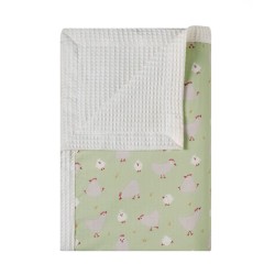 Κουβέρτα Βρεφική Πικέ Αγκαλιάς Loft Kota Cotton Kentia (65x100) 1Τεμ