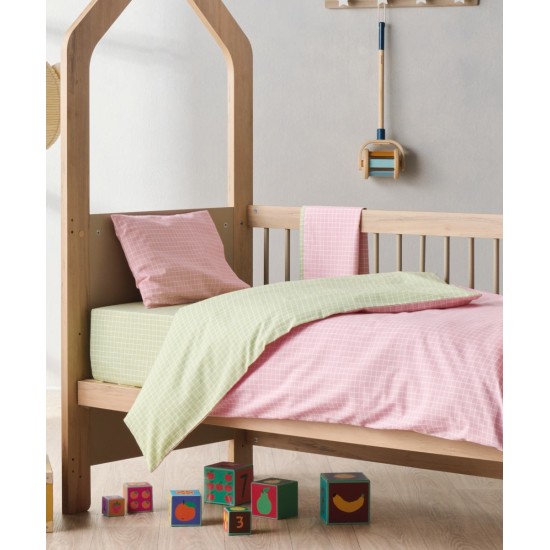 Σεντόνια Κούνιας Σετ Versus Zuccero 14 Cotton Kentia (120x170) 3Τεμ