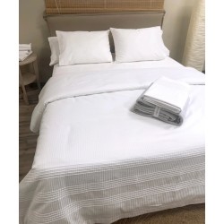 Παπλωματοθήκη King Σετ VIP Orama 300TC Satin Cotton Με Πιέτα Kentia (220x240) 3Τεμ