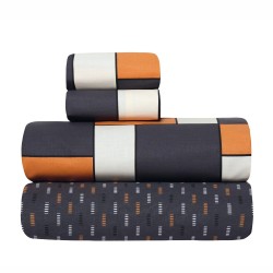 Σεντόνια Μονά Σετ Versus Cubi 24 Cotton Kentia (160x270) 3Τεμ