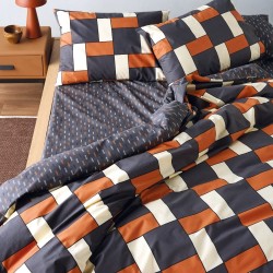 Σεντόνια Μονά Σετ Versus Cubi 24 Cotton Kentia (160x270) 3Τεμ