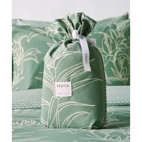 Παπλωματοθήκη Υπέρδιπλη Σετ Versus Silia 36 Cotton Kentia (225x245) 3Τεμ