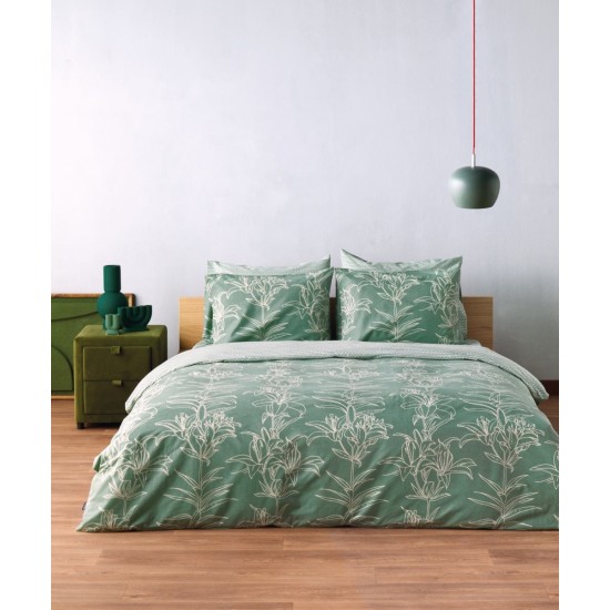 Παπλωματοθήκη Υπέρδιπλη Σετ Versus Silia 36 Cotton Kentia (225x245) 3Τεμ