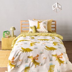 Παπλωματοθήκη Παιδική Μονή Σετ Versus Cocordilo Cotton Kentia (165x245) 2Τεμ