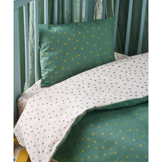 Παπλωματοθήκη Βρεφική Κούνιας Σετ Versus Picadily Cotton Kentia (100x140) 2Τεμ