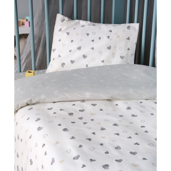 Παπλωματοθήκη Βρεφική Κούνιας Σετ Versus Marker 22 Cotton Kentia (100x140) 2Τεμ