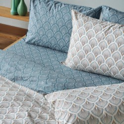 Παπλωματοθήκη Υπέρδιπλη Σετ Stylish Arco 01 Percalle 260TC Cotton Kentia (225x245) 3Τεμ