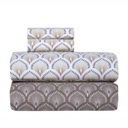 Σεντόνια King Σετ Stylish Arco 26 Percalle 260TC Cotton Kentia (270x270) 4Τεμ