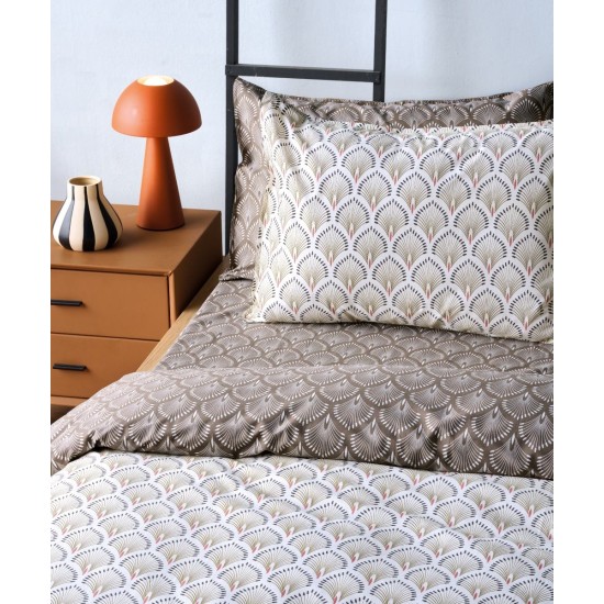 Σεντόνια King Σετ Stylish Arco 26 Percalle 260TC Cotton Kentia (270x270) 4Τεμ
