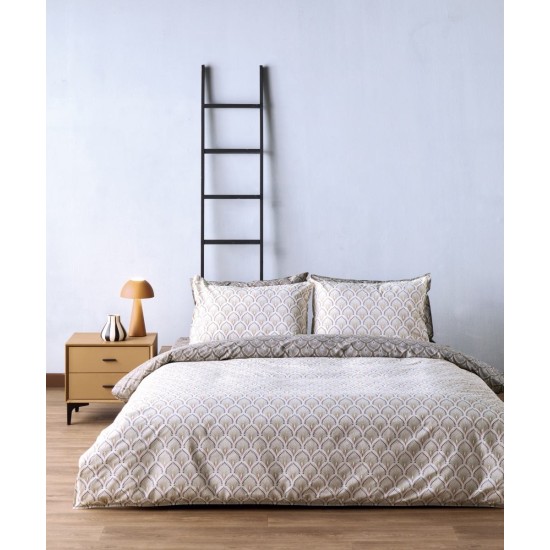 Παπλωματοθήκη Υπέρδιπλη Σετ Stylish Arco 26 Percalle 260TC Cotton Kentia (225x245) 3Τεμ