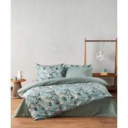 Παπλωματοθήκη Υπέρδιπλη Σετ Stylish Tesoro 19 Percalle 260TC Cotton Kentia (225x245) 3Τεμ