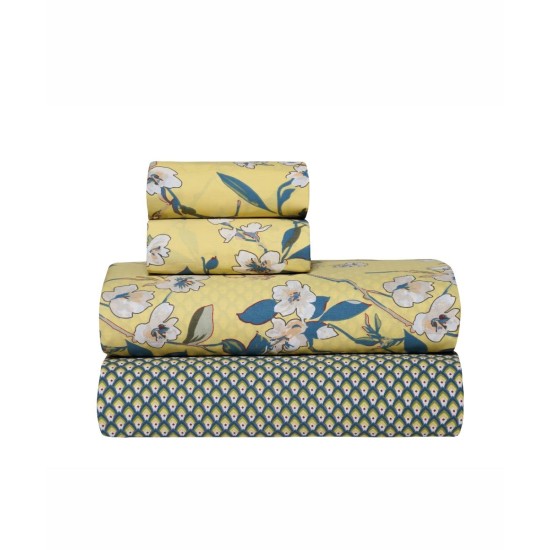 Σεντόνια Υπέρδιπλα Σετ Stylish Tesoro 28 Percalle 260TC Cotton Kentia (240x270) 4Τεμ