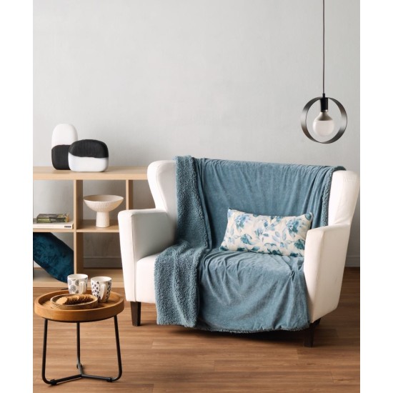 Κουβέρτα Καναπέ Stylish Sutton 01 Chenille Velvet Kentia (130x170) 1Τεμ